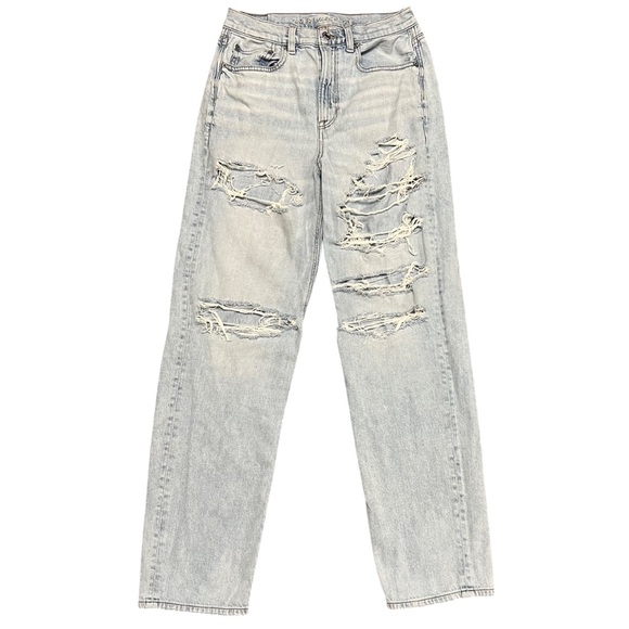 American Eagle Outfitters Denim - American Eagle Outfitters 🦩 Light Blue Distressed Jeans